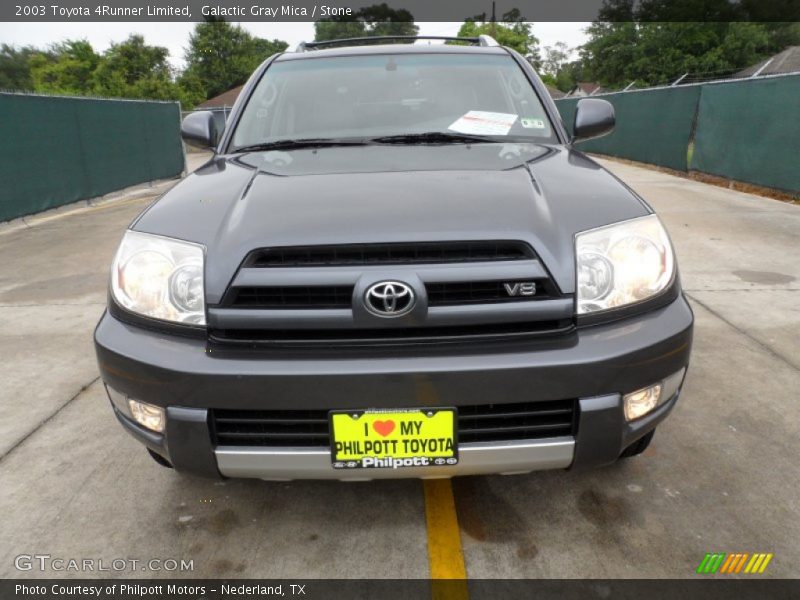 Galactic Gray Mica / Stone 2003 Toyota 4Runner Limited