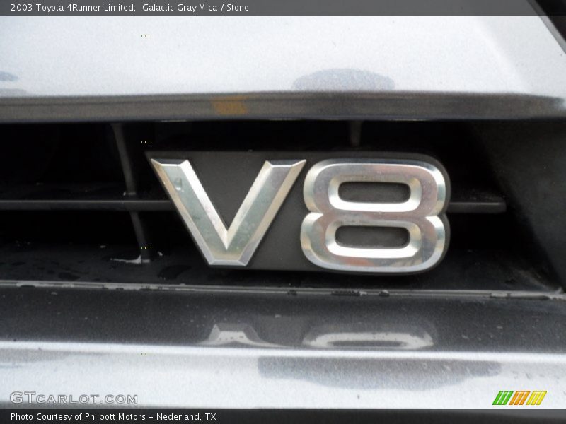 Galactic Gray Mica / Stone 2003 Toyota 4Runner Limited