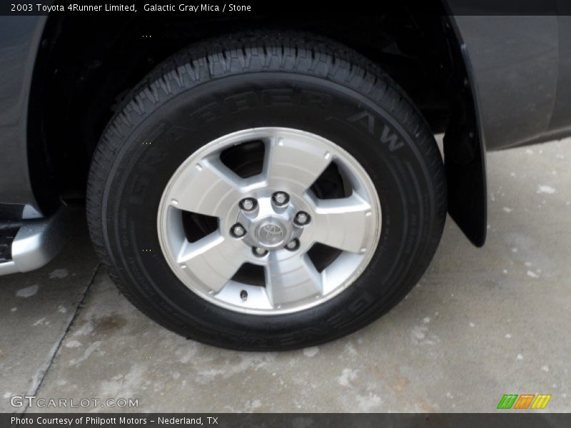 Galactic Gray Mica / Stone 2003 Toyota 4Runner Limited