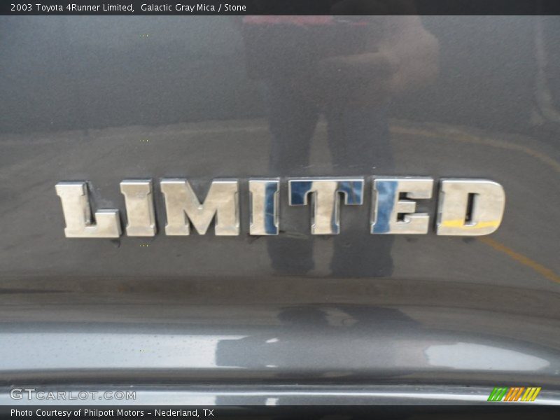 Galactic Gray Mica / Stone 2003 Toyota 4Runner Limited