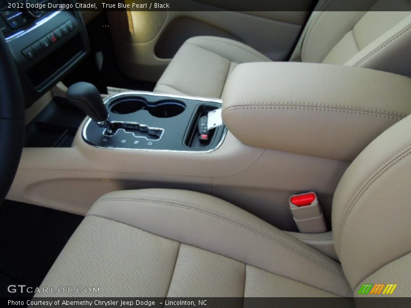 True Blue Pearl / Black 2012 Dodge Durango Citadel