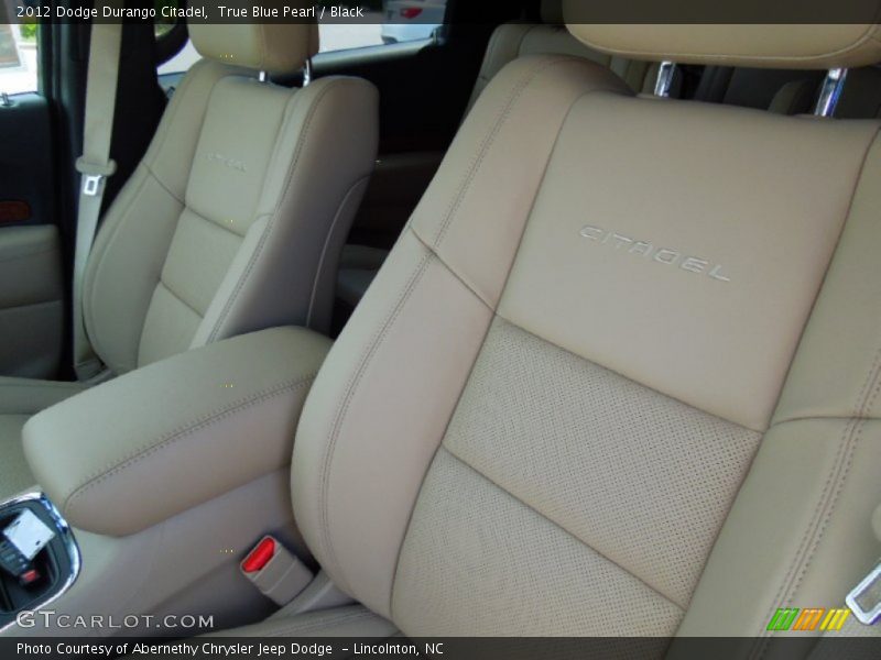 True Blue Pearl / Black 2012 Dodge Durango Citadel