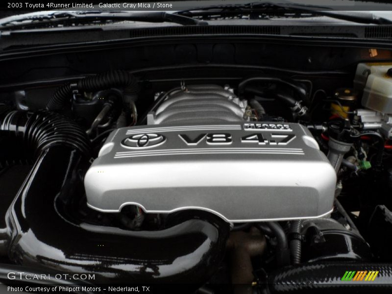 Galactic Gray Mica / Stone 2003 Toyota 4Runner Limited