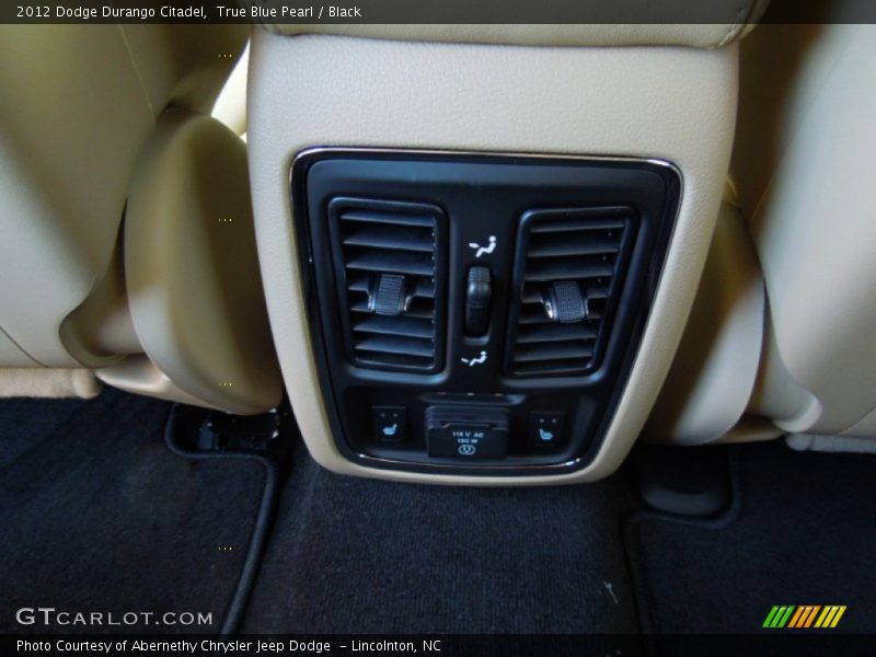 True Blue Pearl / Black 2012 Dodge Durango Citadel