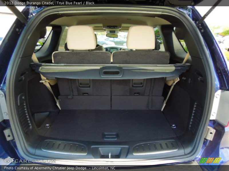 True Blue Pearl / Black 2012 Dodge Durango Citadel