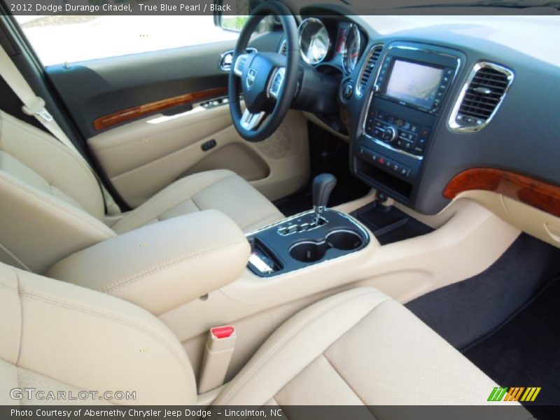 True Blue Pearl / Black 2012 Dodge Durango Citadel