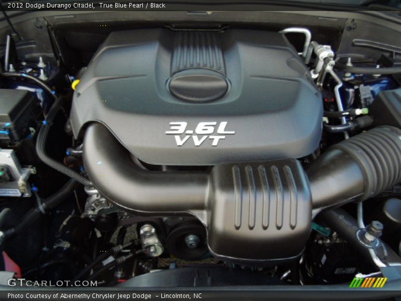True Blue Pearl / Black 2012 Dodge Durango Citadel