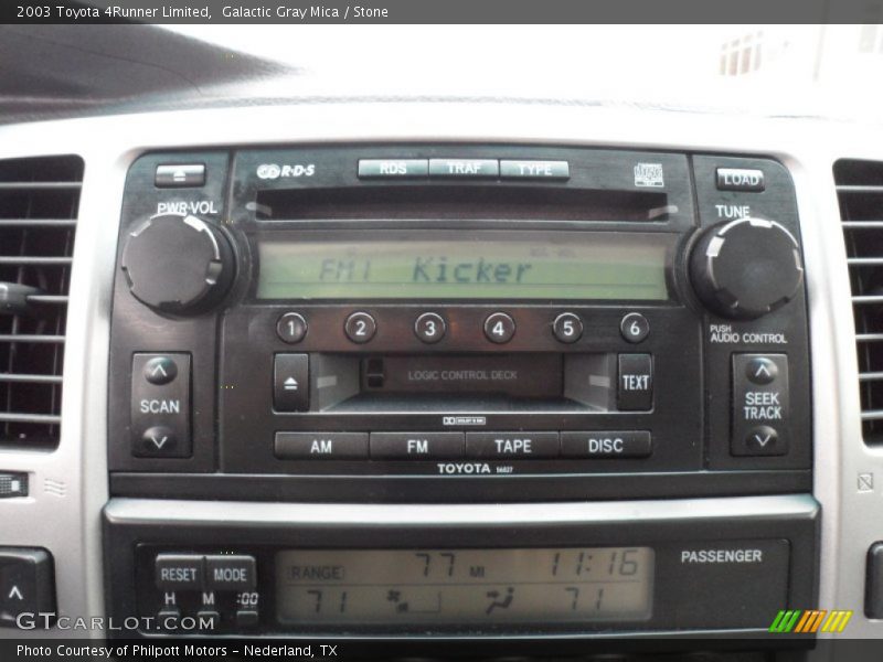 Galactic Gray Mica / Stone 2003 Toyota 4Runner Limited