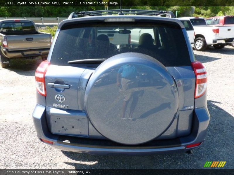 Pacific Blue Metallic / Sand Beige 2011 Toyota RAV4 Limited 4WD