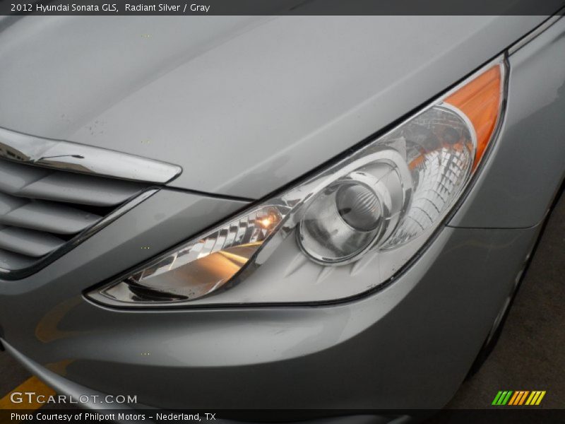 Radiant Silver / Gray 2012 Hyundai Sonata GLS