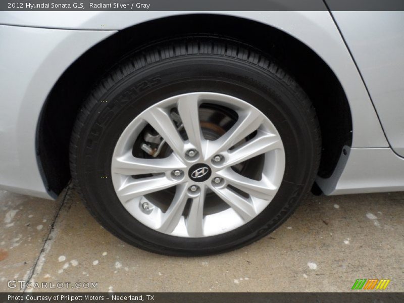 Radiant Silver / Gray 2012 Hyundai Sonata GLS
