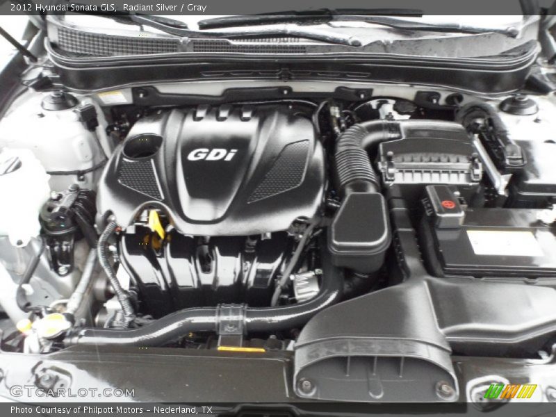 Radiant Silver / Gray 2012 Hyundai Sonata GLS