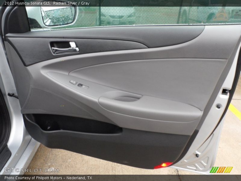 Radiant Silver / Gray 2012 Hyundai Sonata GLS