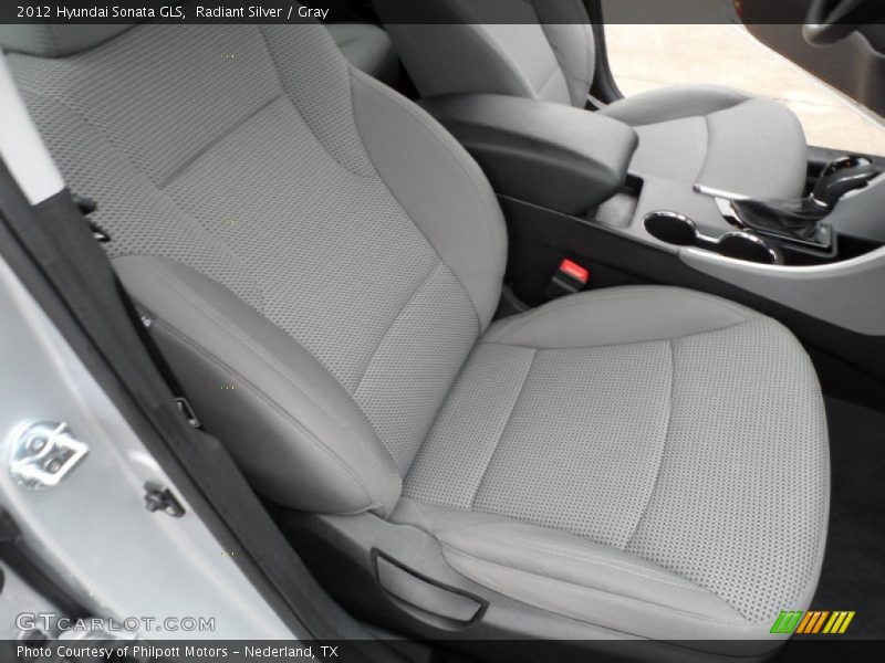 Radiant Silver / Gray 2012 Hyundai Sonata GLS