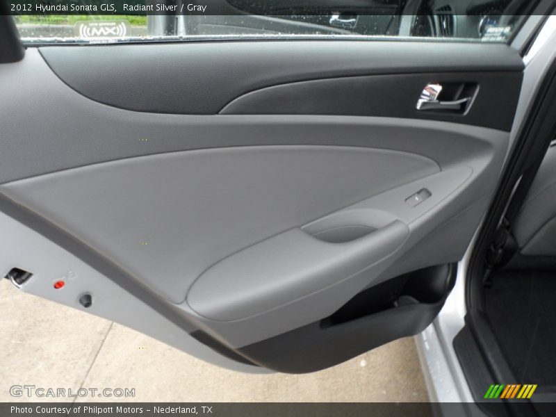 Radiant Silver / Gray 2012 Hyundai Sonata GLS