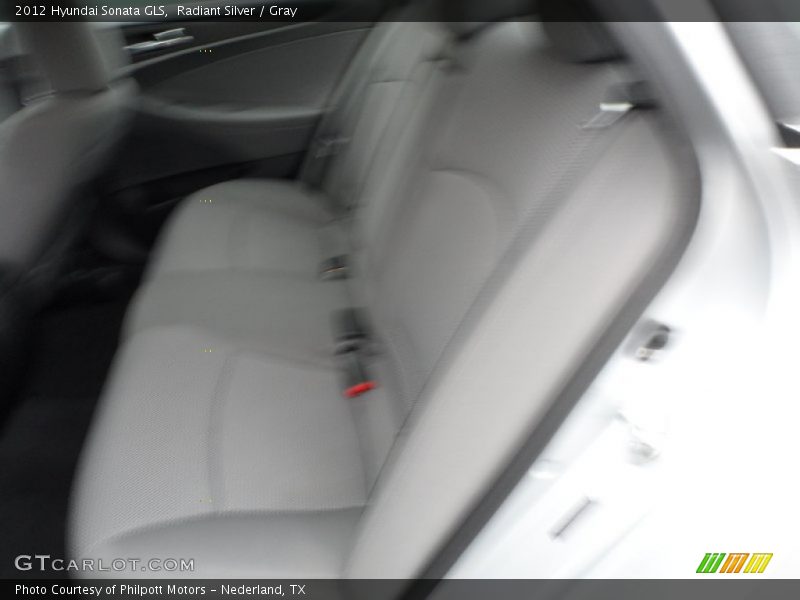 Radiant Silver / Gray 2012 Hyundai Sonata GLS