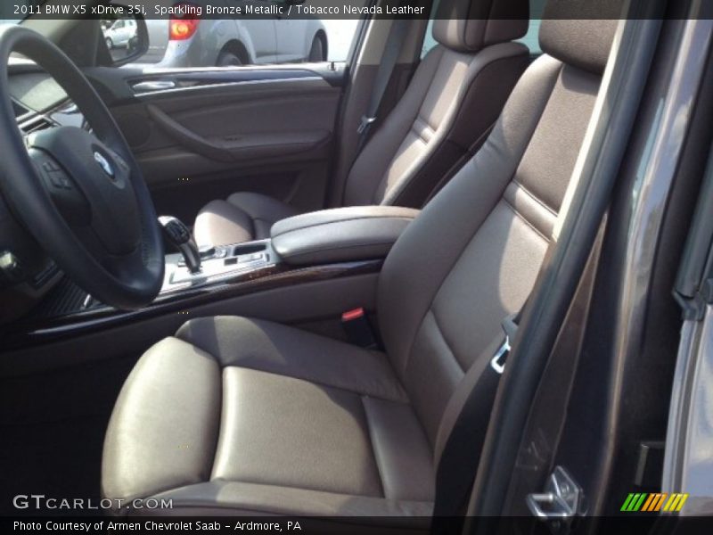 Sparkling Bronze Metallic / Tobacco Nevada Leather 2011 BMW X5 xDrive 35i