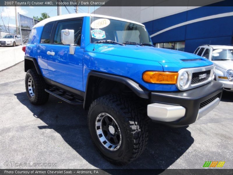 Voodoo Blue / Dark Charcoal 2007 Toyota FJ Cruiser 4WD