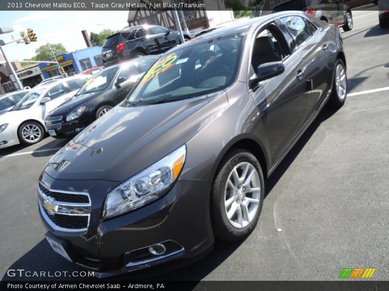 Taupe Gray Metallic / Jet Black/Titanium 2013 Chevrolet Malibu ECO