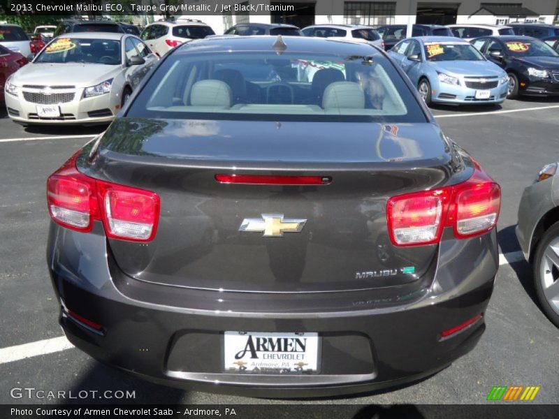 Taupe Gray Metallic / Jet Black/Titanium 2013 Chevrolet Malibu ECO