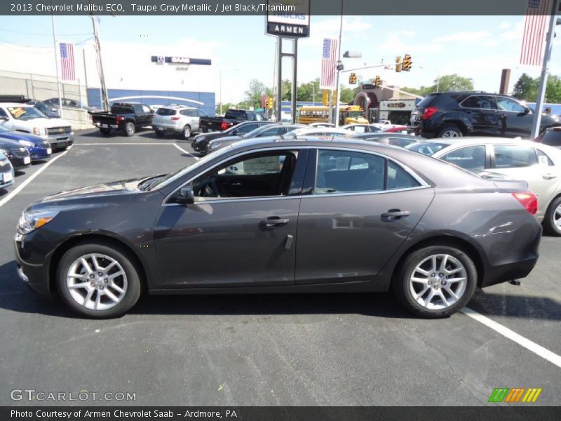 Taupe Gray Metallic / Jet Black/Titanium 2013 Chevrolet Malibu ECO