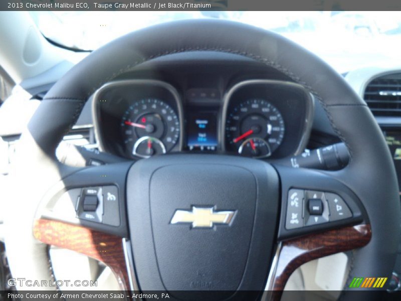 Taupe Gray Metallic / Jet Black/Titanium 2013 Chevrolet Malibu ECO