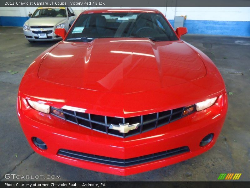 Victory Red / Black 2012 Chevrolet Camaro LT Coupe