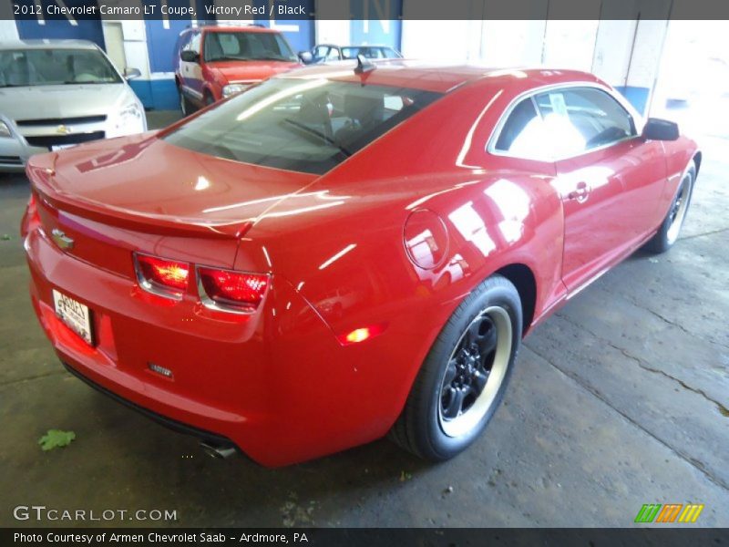 Victory Red / Black 2012 Chevrolet Camaro LT Coupe