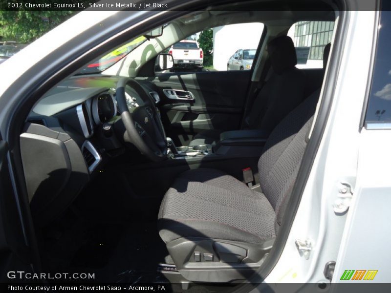 Silver Ice Metallic / Jet Black 2012 Chevrolet Equinox LS