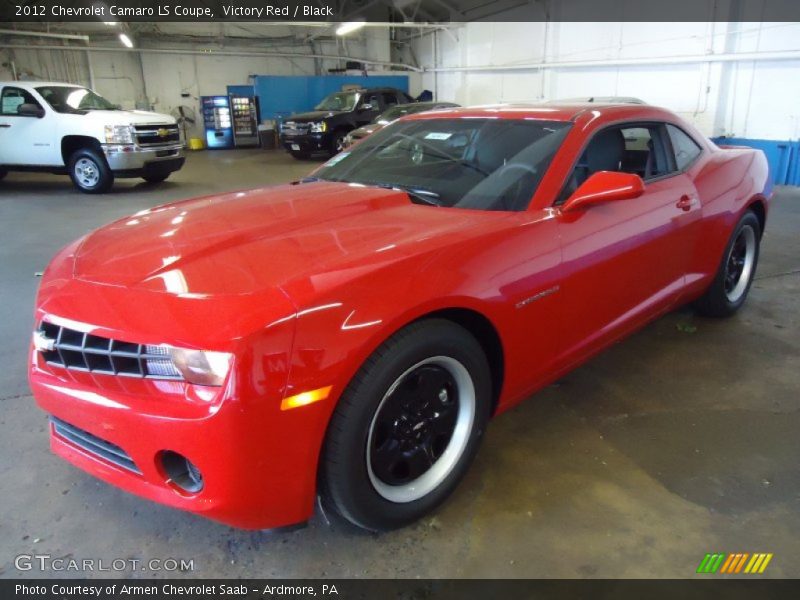 Victory Red / Black 2012 Chevrolet Camaro LS Coupe