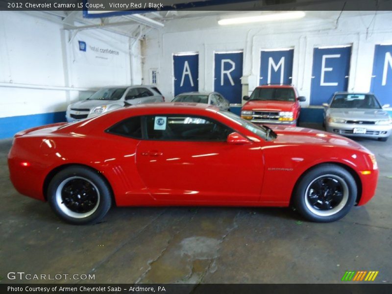 Victory Red / Black 2012 Chevrolet Camaro LS Coupe