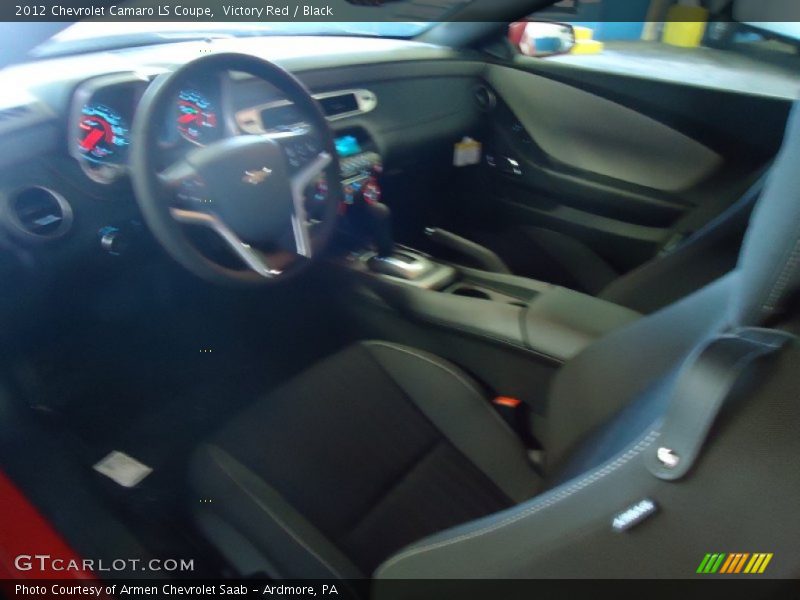 Victory Red / Black 2012 Chevrolet Camaro LS Coupe