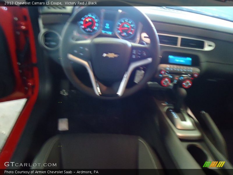 Victory Red / Black 2012 Chevrolet Camaro LS Coupe