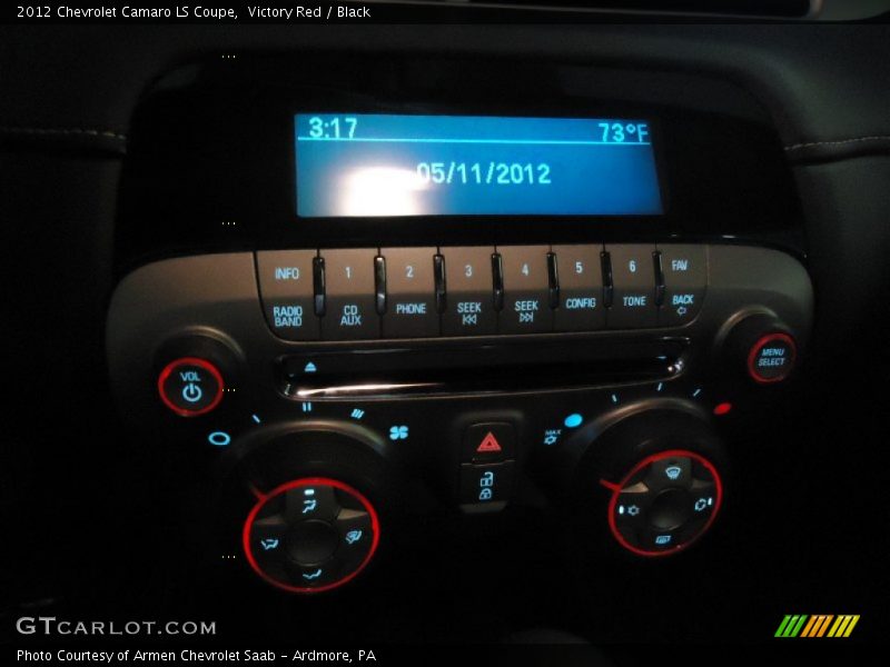 Victory Red / Black 2012 Chevrolet Camaro LS Coupe