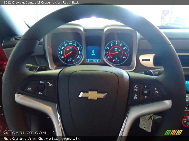 Victory Red / Black 2012 Chevrolet Camaro LS Coupe