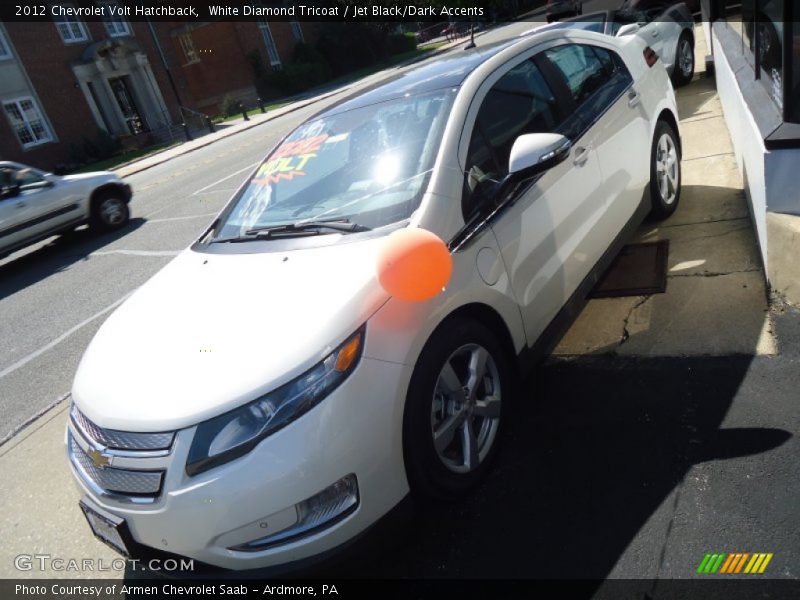 White Diamond Tricoat / Jet Black/Dark Accents 2012 Chevrolet Volt Hatchback