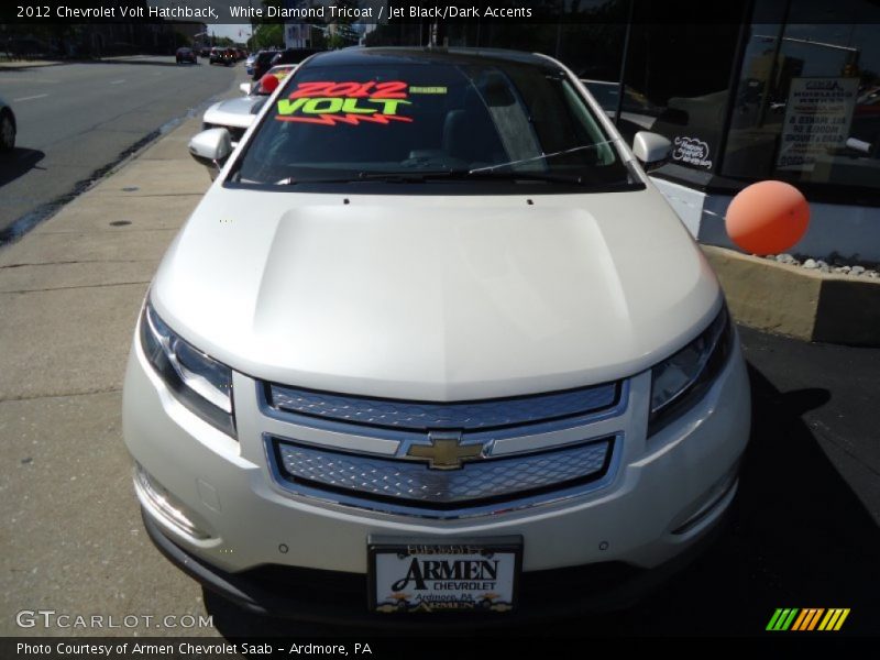 White Diamond Tricoat / Jet Black/Dark Accents 2012 Chevrolet Volt Hatchback