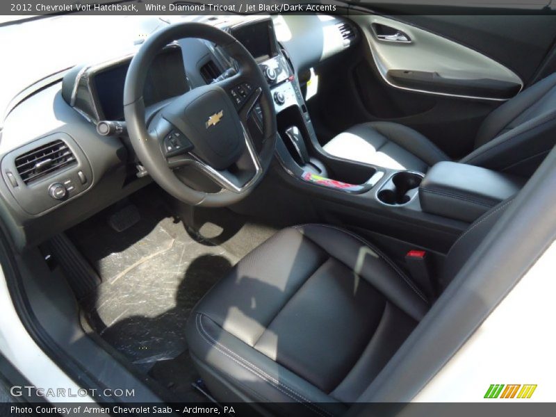 White Diamond Tricoat / Jet Black/Dark Accents 2012 Chevrolet Volt Hatchback