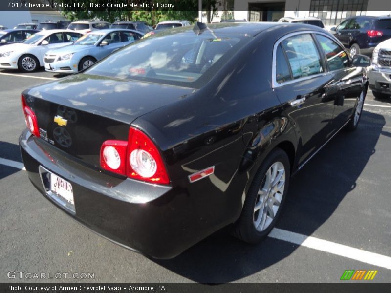 Black Granite Metallic / Ebony 2012 Chevrolet Malibu LTZ