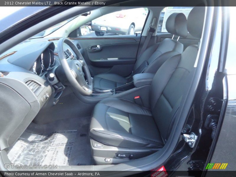 Black Granite Metallic / Ebony 2012 Chevrolet Malibu LTZ