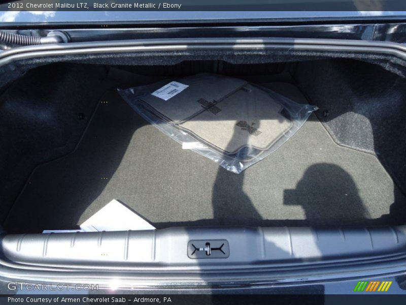 Black Granite Metallic / Ebony 2012 Chevrolet Malibu LTZ