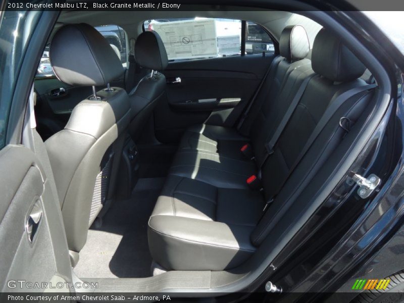 Black Granite Metallic / Ebony 2012 Chevrolet Malibu LTZ