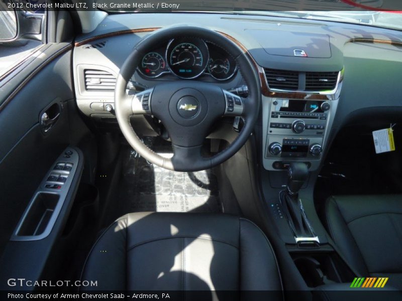 Black Granite Metallic / Ebony 2012 Chevrolet Malibu LTZ
