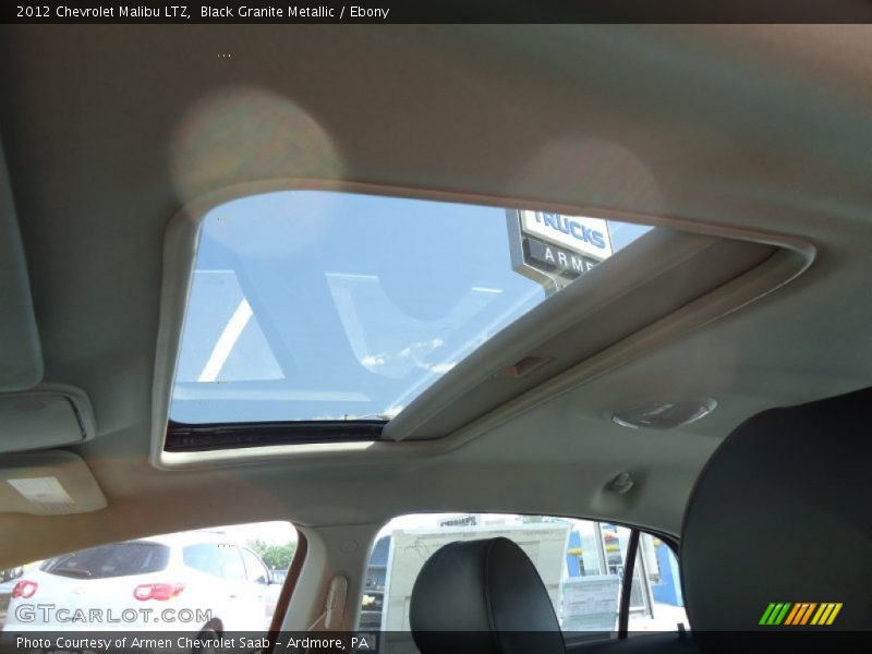 Black Granite Metallic / Ebony 2012 Chevrolet Malibu LTZ