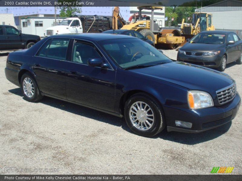 Blue Onyx / Dark Gray 2003 Cadillac DeVille DHS