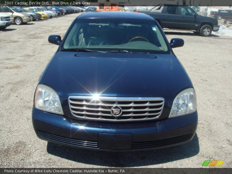 Blue Onyx / Dark Gray 2003 Cadillac DeVille DHS