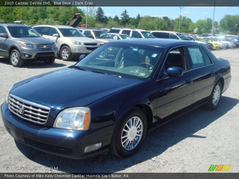 Blue Onyx / Dark Gray 2003 Cadillac DeVille DHS