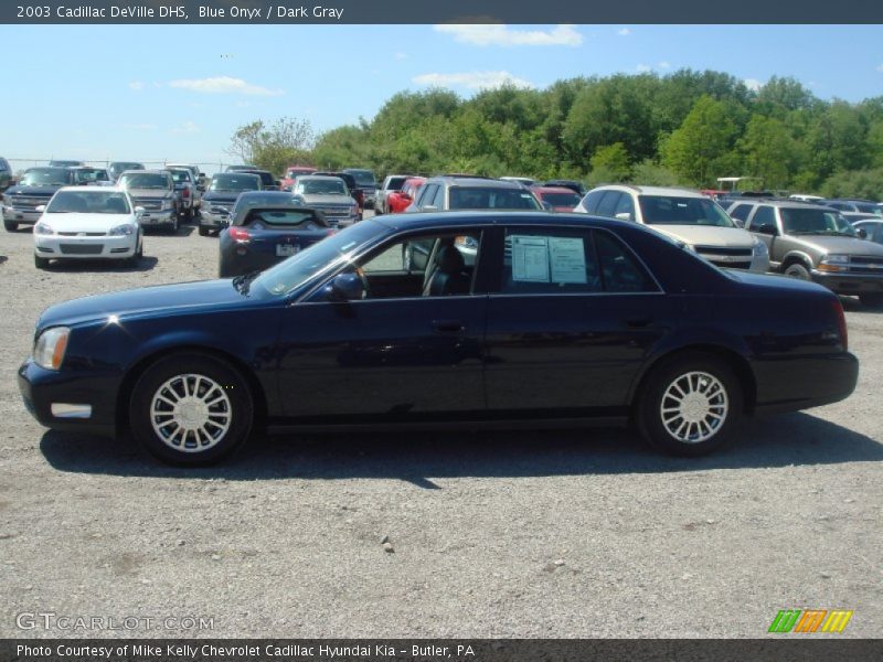 Blue Onyx / Dark Gray 2003 Cadillac DeVille DHS
