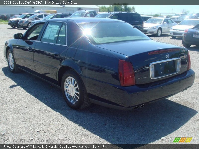 Blue Onyx / Dark Gray 2003 Cadillac DeVille DHS