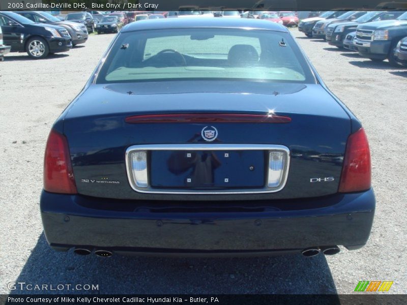 Blue Onyx / Dark Gray 2003 Cadillac DeVille DHS